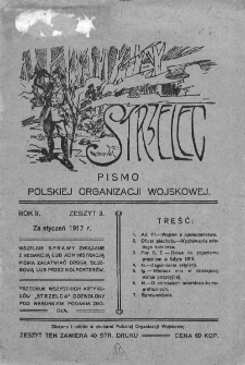Strzelec : pismo Polskich Związków Strzeleckich. Rok II. 1917, nr 3