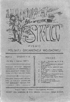 Strzelec : pismo Polskich Związków Strzeleckich. Rok II. 1917, nr 4-5