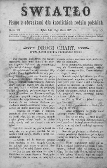 Światło : pismo z obrazkami dla katolickich rodzin polskich. Rok XI. 1897, nr 10
