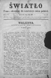 Światło : pismo z obrazkami dla katolickich rodzin polskich. Rok XI. 1897, nr 19