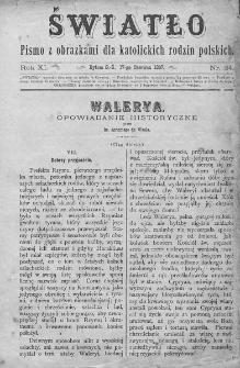 Światło : pismo z obrazkami dla katolickich rodzin polskich. Rok XI. 1897, nr 24