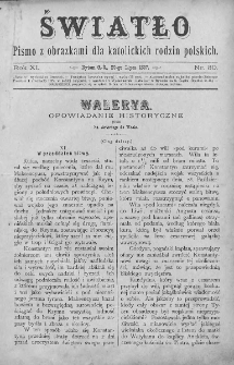 Światło : pismo z obrazkami dla katolickich rodzin polskich. Rok XI. 1897, nr 30