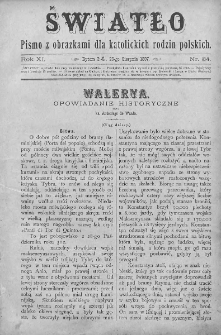 Światło : pismo z obrazkami dla katolickich rodzin polskich. Rok XI. 1897, nr 34
