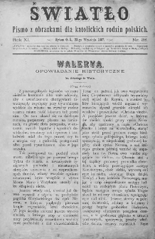Światło : pismo z obrazkami dla katolickich rodzin polskich. Rok XI. 1897, nr 38