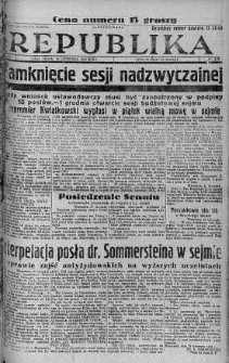 Ilustrowana Republika 30 listopad 1938 nr 329