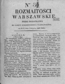 Rozmaitości Warszawskie : pismo dodatkowe do Gazety Korrespondenta Warszawskiego. 1829. Nr 31