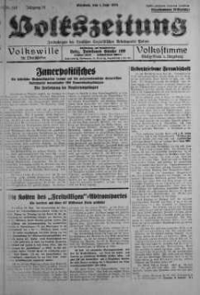Volkszeitung 1 czerwiec 1938 nr 149