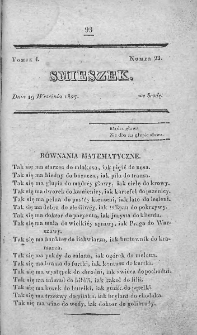 Smieszek : pismo peryodyczne poswięcone wesołości i zabawie. 1827, nr 23