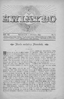 Światło : pismo ilustrowane dla ludu. Rok VII. 1893, nr 7