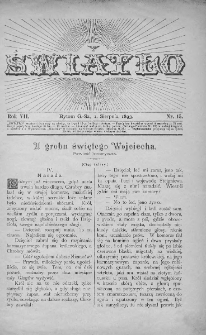 Światło : pismo ilustrowane dla ludu. Rok VII. 1893, nr 15