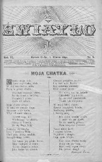 Światło : pismo ludowe ilustrowane. Rok VI. 1892, nr 5
