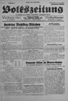 Volkszeitung 3 czerwiec 1938 nr 151