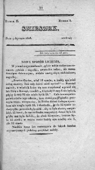 Smieszek : pismo peryodyczne poswięcone wesołości i zabawie. 1828, nr 3