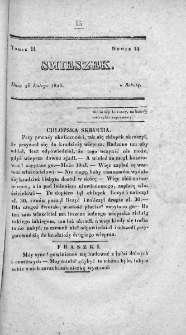 Smieszek : pismo peryodyczne poswięcone wesołości i zabawie. 1828, nr 14