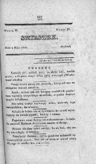 Smieszek : pismo peryodyczne poswięcone wesołości i zabawie. 1828, nr 37