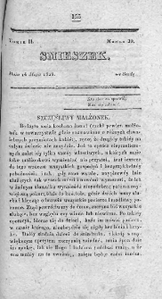 Smieszek : pismo peryodyczne poswięcone wesołości i zabawie. 1828, nr 39