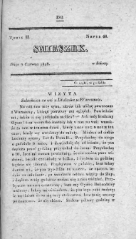 Smieszek : pismo peryodyczne poswięcone wesołości i zabawie. 1828, nr 46