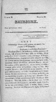 Smieszek : pismo peryodyczne poswięcone wesołości i zabawie. 1828, nr 49