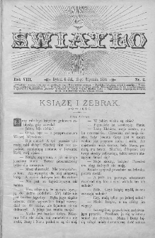 Światło : pismo ludowe ilustrowane. Rok VIII. 1894, nr 2