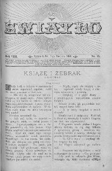 Światło : pismo ludowe ilustrowane. Rok VIII. 1894, nr 15
