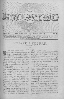 Światło : pismo ludowe ilustrowane. Rok VIII. 1894, nr 18