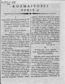 Rozmaitości : do numeru... Gazety Korrespondenta Warsz. 1818, nr 28