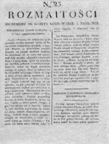 Rozmaitości : do numeru... Gazety Korrespondenta Warsz. 1823, nr 23