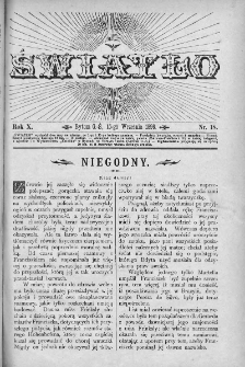 Światło : pismo ludowe ilustrowane. Rok X. 1896, nr 18
