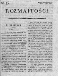 Rozmaitości : do numeru... Gazety Korrespondenta Warsz. 1820, nr 15
