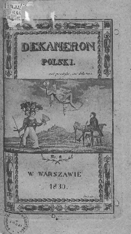 Dekameron Polski. 1830. T.1. Nr 6