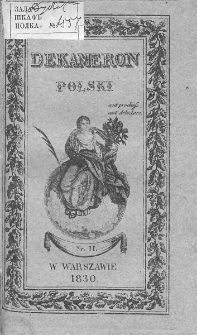 Dekameron Polski. 1830. T.2. Nr 11