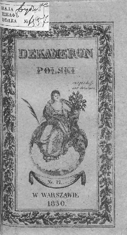 Dekameron Polski. 1830. T.2. Nr 12