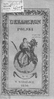 Dekameron Polski. 1830. T.2. Nr 18
