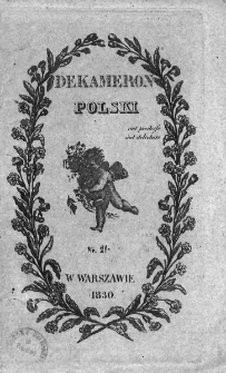 Dekameron Polski. 1830. T.3. Nr 21
