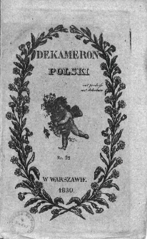 Dekameron Polski. 1830. T.3. Nr 22