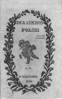 Dekameron Polski. 1830. T.3. Nr 24