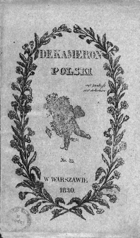 Dekameron Polski. 1830. T.3. Nr 25