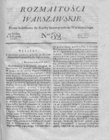 Rozmaitości Warszawskie : pismo dodatkowe do Gazety Korrespondenta Warszawskiego. 1826. Nr 32