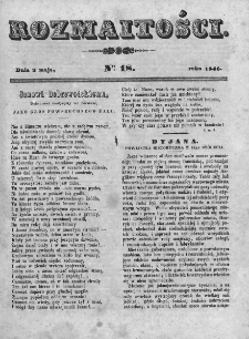 Rozmaitości 1846, nr 18