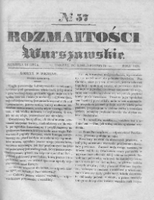 Rozmaitości Warszawskie : pismo dodatkowe do Gazety Korrespondenta Warszawskiego. 1836. Nr 57