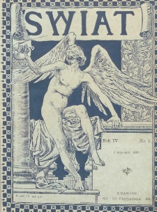 Świat : dwutygodnik illustrowany. 1891. R. IV, nr 1