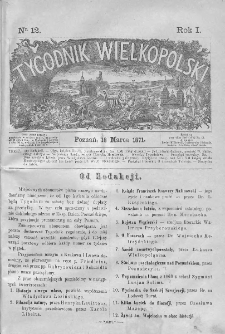 Tygodnik Wielkopolski. 1871, nr 12