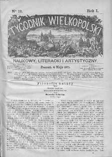 Tygodnik Wielkopolski. 1871, nr 19