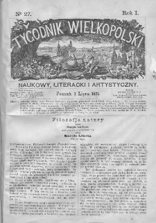 Tygodnik Wielkopolski. 1871, nr 27