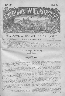 Tygodnik Wielkopolski. 1871, nr 29