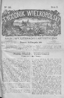 Tygodnik Wielkopolski. 1871, nr 33