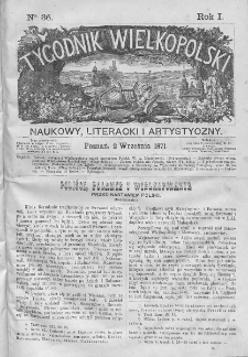 Tygodnik Wielkopolski. 1871, nr 36
