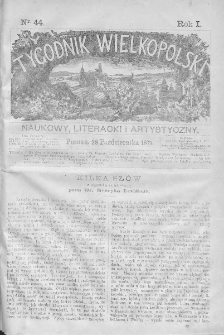 Tygodnik Wielkopolski. 1871, nr 44