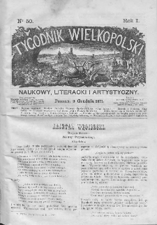 Tygodnik Wielkopolski. 1871, nr 50
