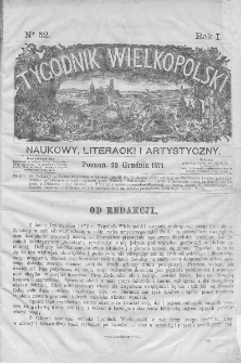 Tygodnik Wielkopolski. 1871, nr 52